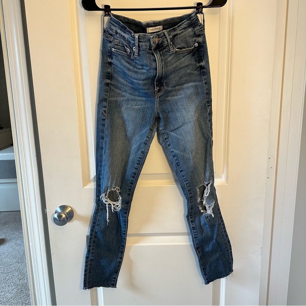 Good American Good Waist Jeans - size 2/26 *fits a 4 also!